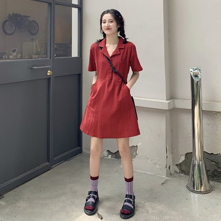 （可换30）春季2021新款港风法式衬衫连...