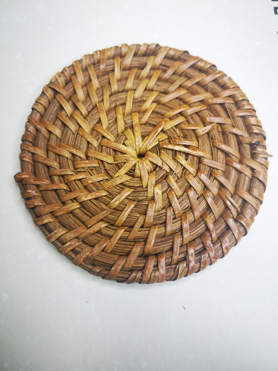 日本 藤垫 回流 茶道具 藤编