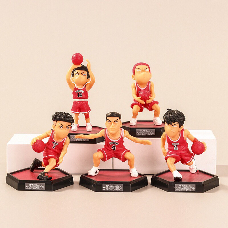 灌篮高手潮玩樱木摆件湘北五虎车载流川枫三井...