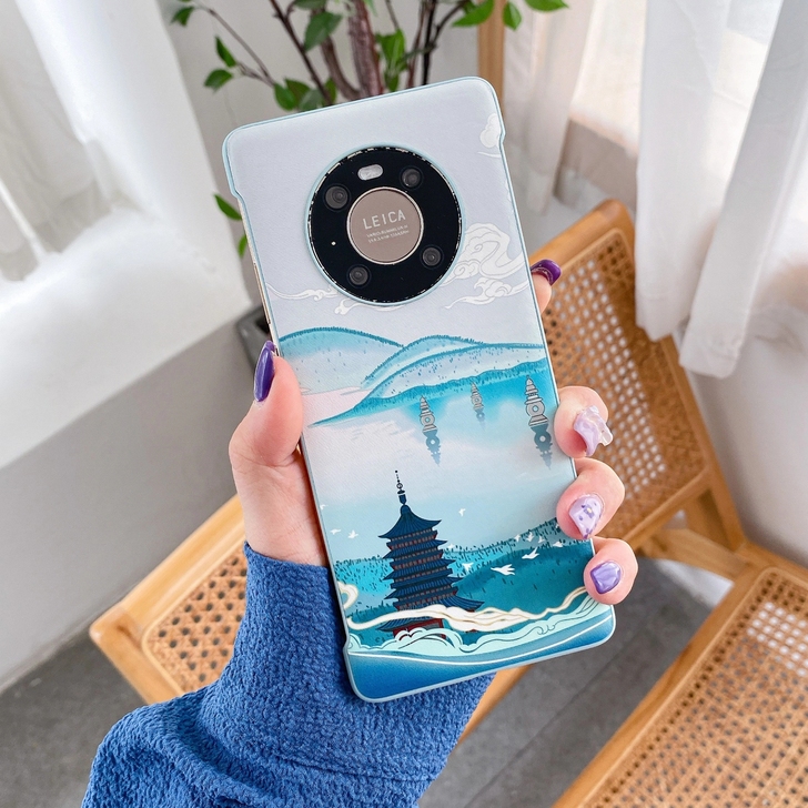 华为原厂mate40pro城市旅行款手机壳...