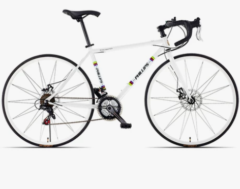 菲利普破风自行车公路车铝合金变速弯把成人男...