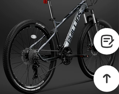 菲利普山地车自行车架变速成人双碟刹越野男女...