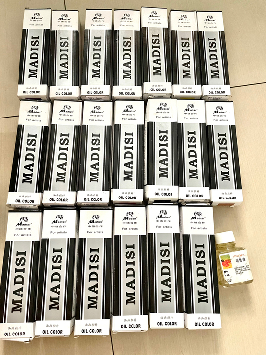 全新马蒂斯油画颜料170ml 20支
