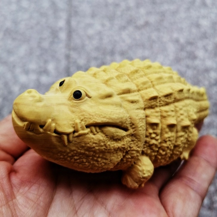 大叶黄杨木手把件木雕工艺品