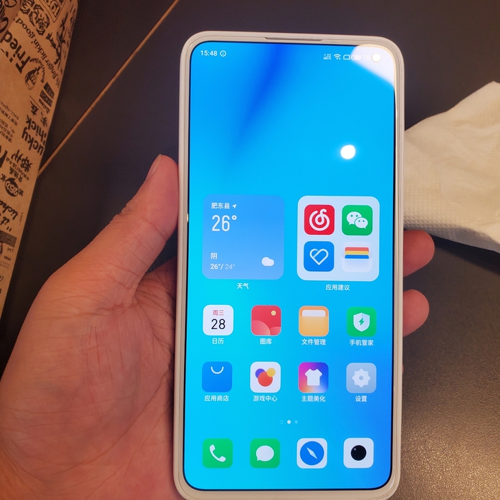 魅族17  8+128gb 版本，手机屏幕...