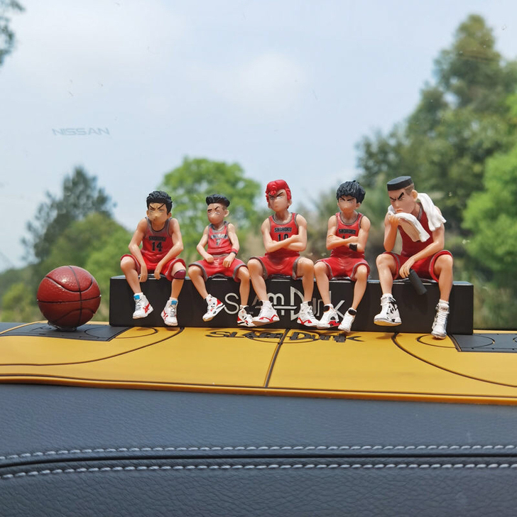 灌篮高手湘北五虎临时停车牌电话樱木花道手办...