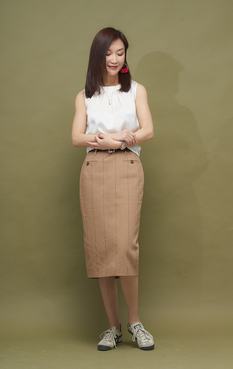 陆小希家 法式优雅抗皱铅笔裙 Carly#...