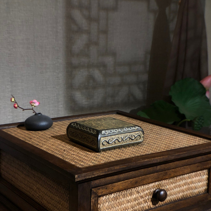 山西青石  石雕  高6厘米总方15厘米面...