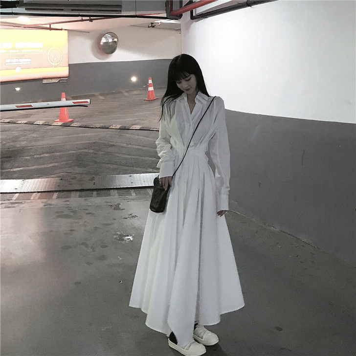 衬衫连衣裙 穿过一次