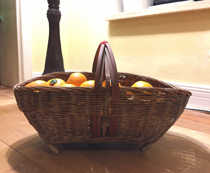 百年老竹籃，想收藏者有意請洽談