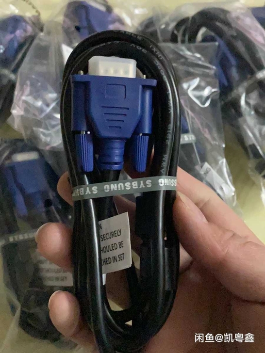 原装三星4+5VGA线显示器电脑连接VGA...