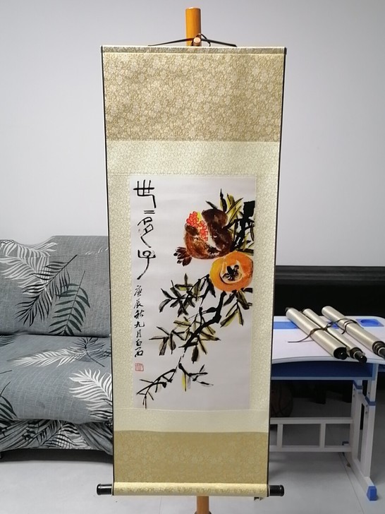 家居装饰画，四条屏，复制工艺品画，买了以后...