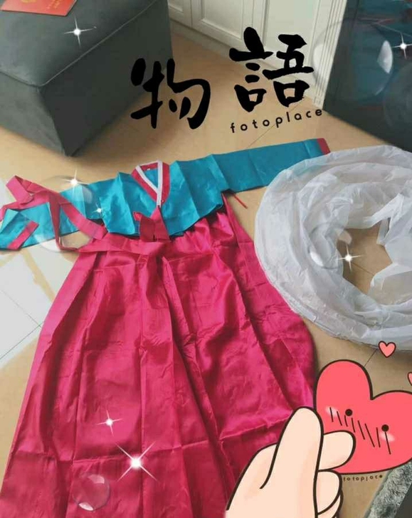 低价出朝鲜服+超大裙撑  可以当c服 ，姐...