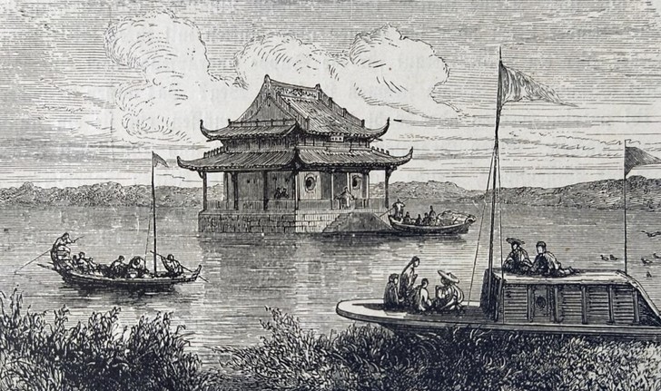 【中国摄影版画】1900年木刻版画《中国古...