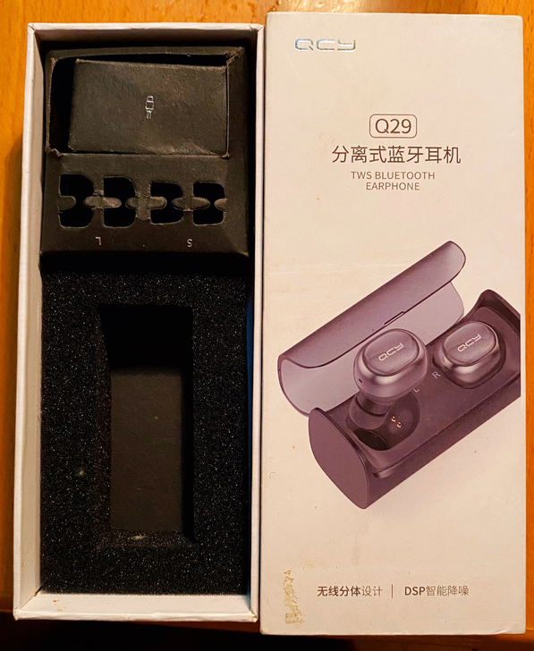 QCYQ29分离式入耳运动耳机,蓝牙5.0...