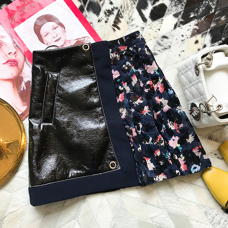 SUNA QUEEN 秋冬复古开衩抽褶铅笔...