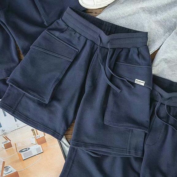 男士短裤潮流运动休闲宽松工装裤五分裤夏季美...