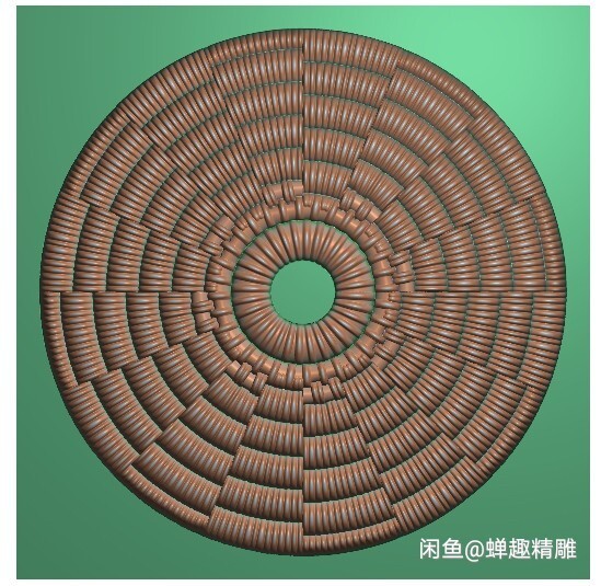 圆编织杯垫 精雕图 JDP格式5.21版本...