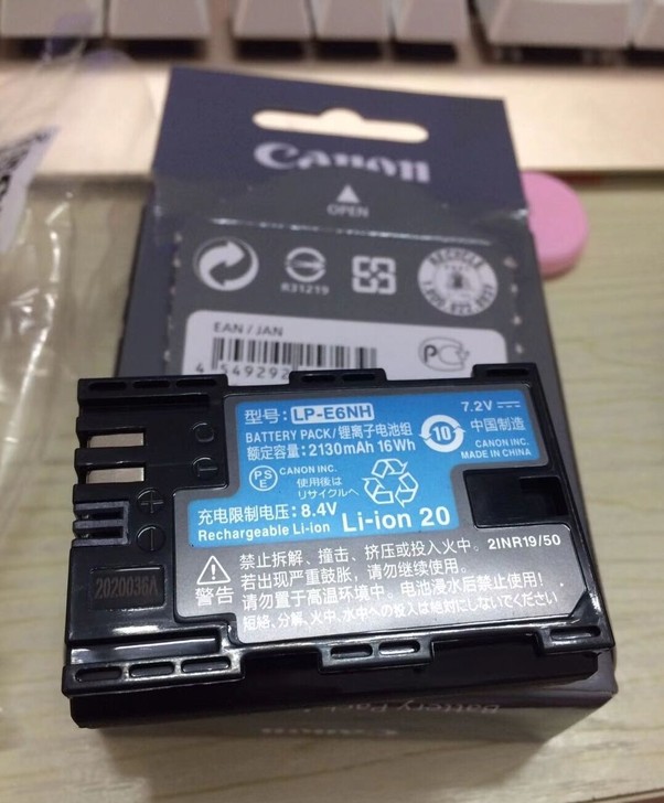 佳能E6NH原厂电池R6 R5 R 5DS...