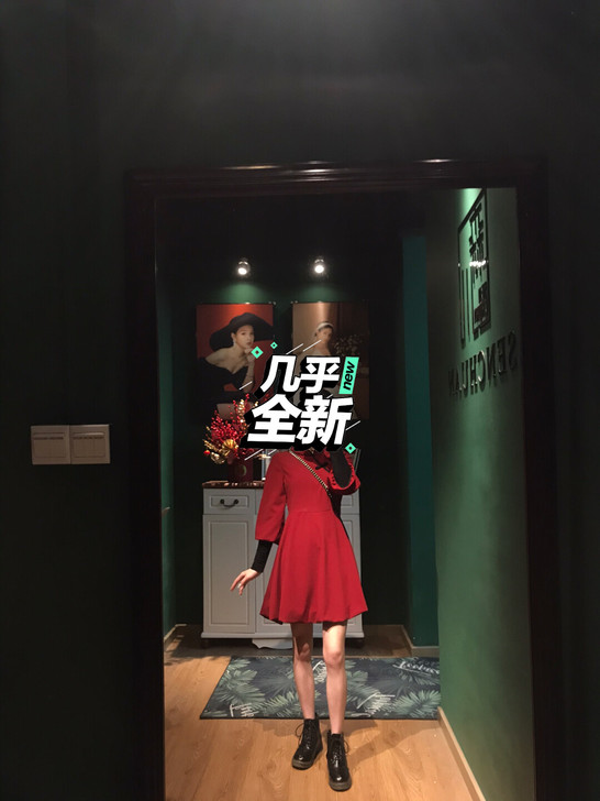 新年穿过一次 拍完照闲置 连衣裙半袖 需要...