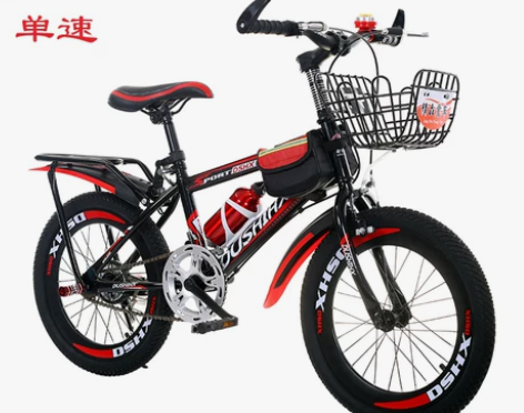 儿童自行车女孩女童公主款6-8-10-12...