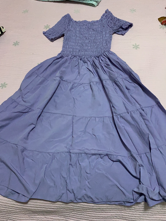 长裙,紫色,可以穿到130斤