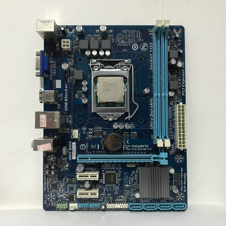 技嘉GA-H61M-S1电脑主板 英特尔酷...