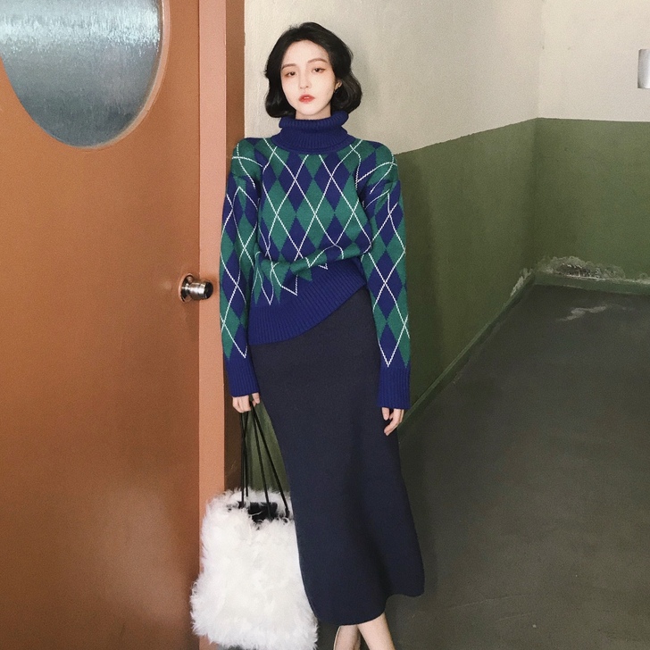 【KELIFAN酒午粉丝内购会】加厚针织裙...