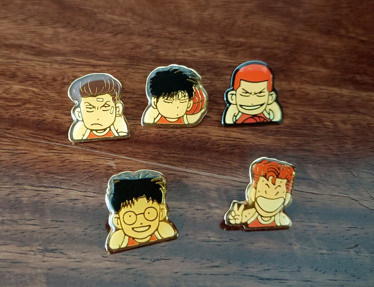 灌篮高手徽章，5个58元包邮，2003年左...