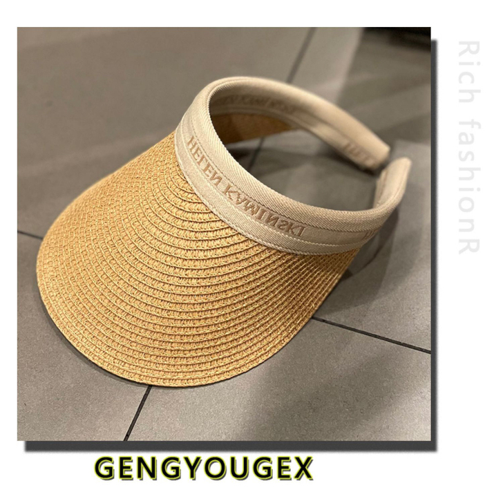 超级好看的草编帽子，百搭，可咸可甜！便宜出...