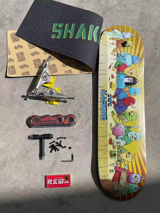 全新滑板Toy machine进口双翘动作...