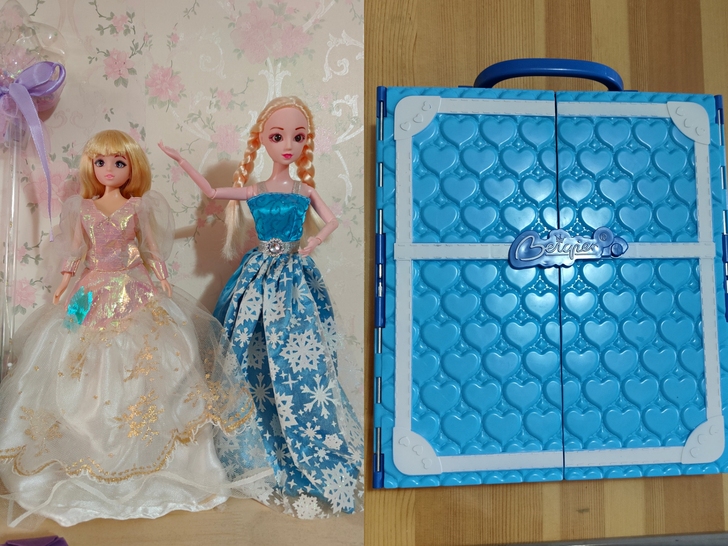 芭比娃娃套装女孩公主梦幻衣橱过家家玩具礼盒...