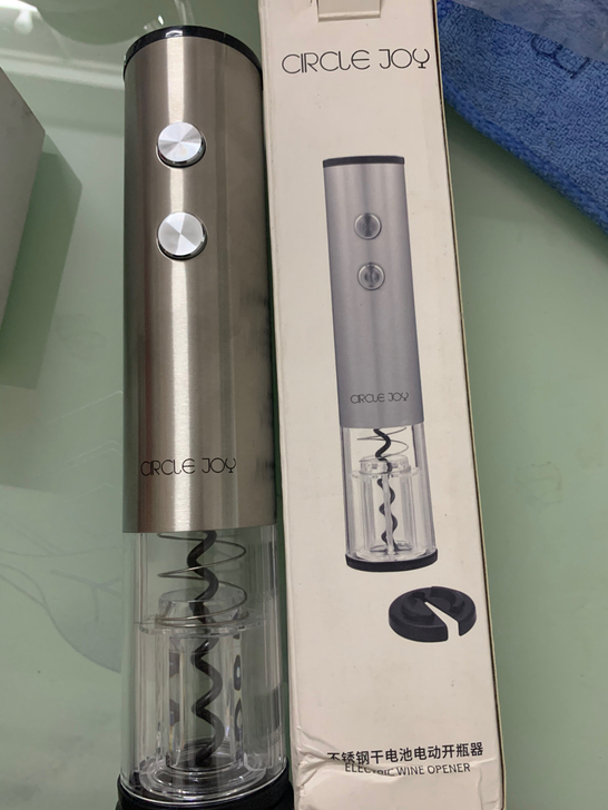 CIRCLE JOY圆乐不锈钢电动开瓶器全...