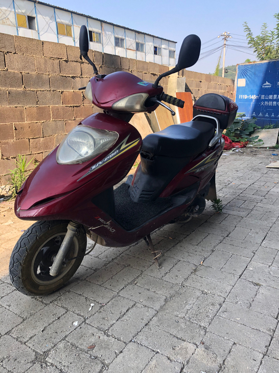 工地完工了,特将自用的踏板车爱车出售,新胎...