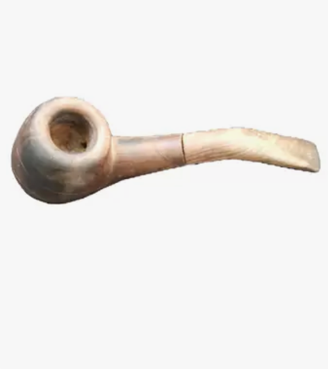 老物件实木手工打磨木质烟斗 檀木老料老作坊...