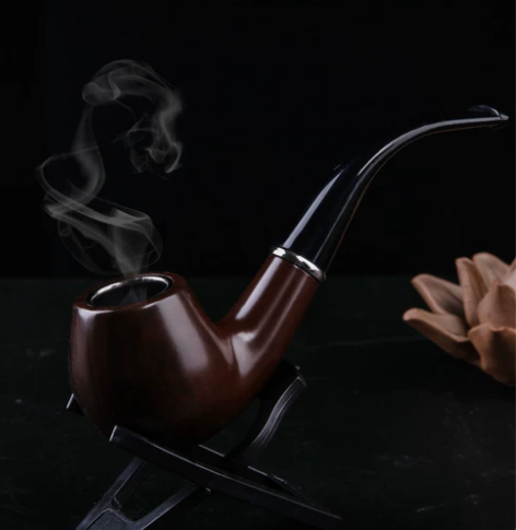 树脂烟斗非实木非两用过滤烟锅手工胶木加圈烟...