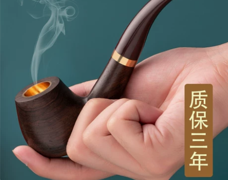 香港瑞拉克实木烟斗男士手工石楠木老式旱烟斗...