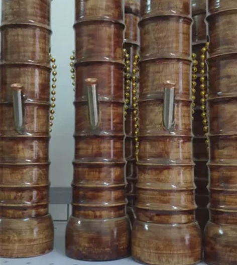 实木水烟筒非竹子竹头烟具大碌竹不锈钢嘴短款...