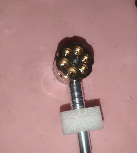 六孔烟斗带研磨器  金属烟斗  双用 全新...
