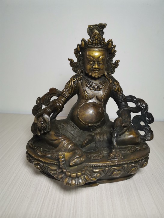 铜佛像，藏传佛教铜佛像一尊，高14厘米左右...