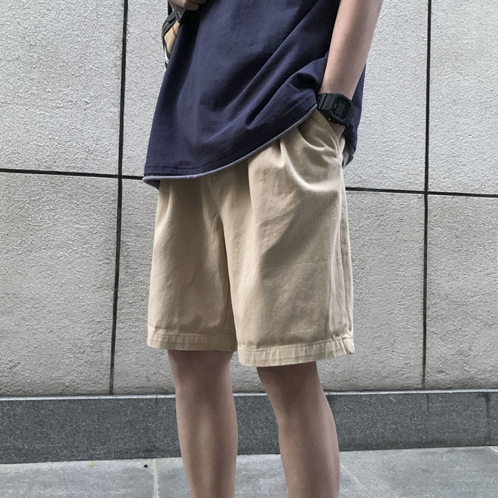 (包邮)夏季裤子男士韩版潮流纯色工装宽松休...