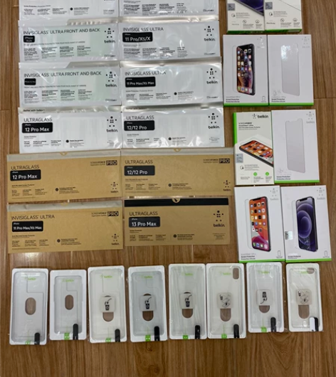 倍思苹果13防尘钢化膜iphone13Pr...