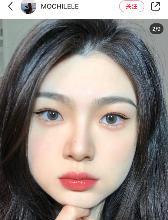 【卡姿兰 唇釉】借小红书博主试色图 出卡姿...