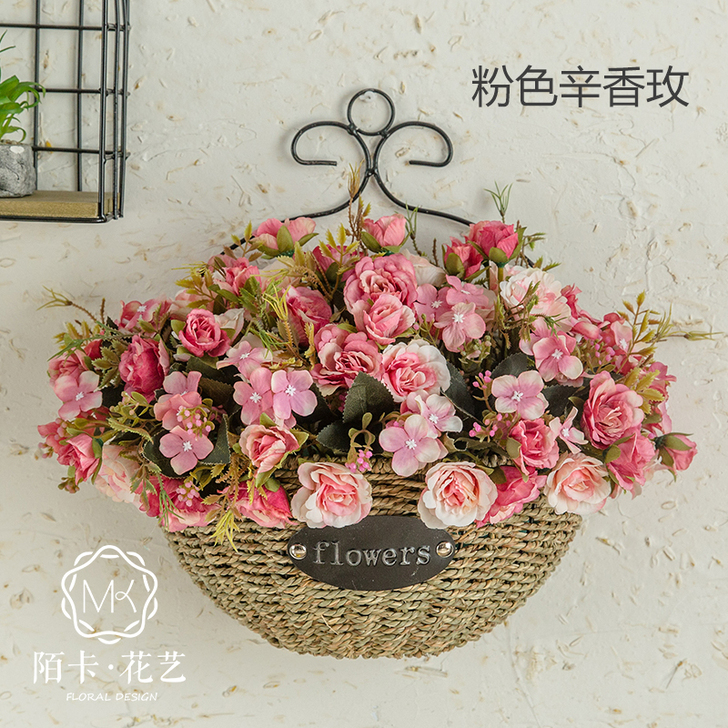 陌卡花艺 花篮 本来服装店装饰用的 店不开...