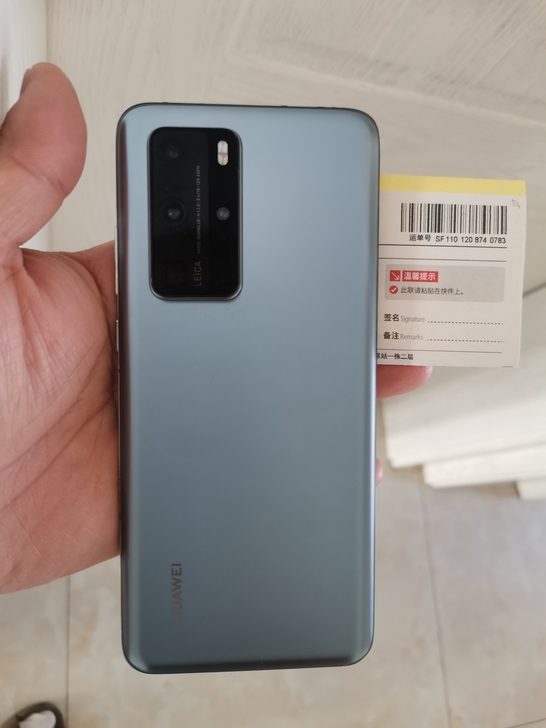 华为p40pro冰霜银尸体报废机整机不缺件...