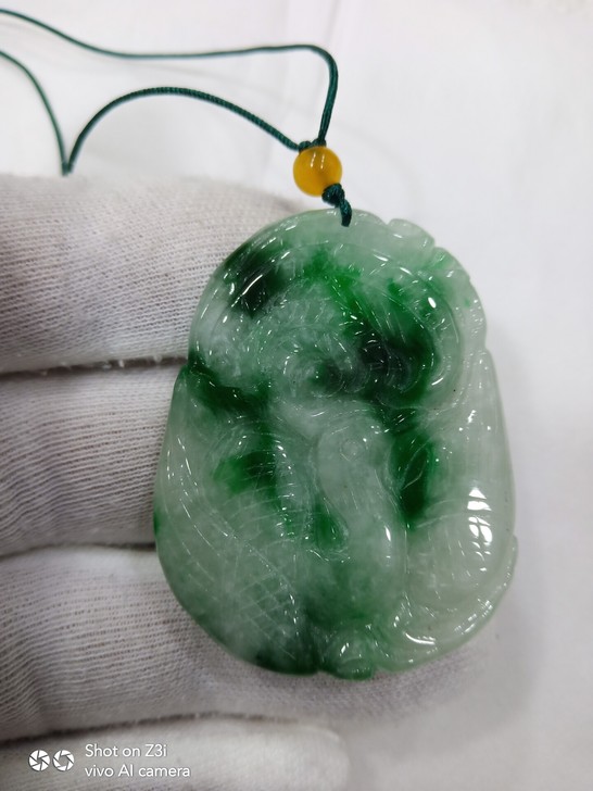 缅甸翡翠，挂件，明清时期，家里的珍藏品，保...