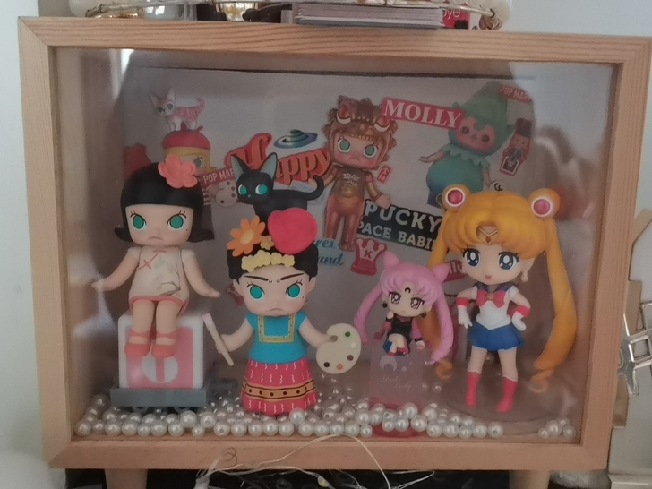 泡泡玛特,Bobbi,himmy,与子成说...