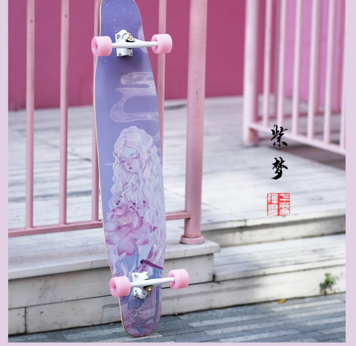 Locus浅秋紫梦长板s 从前娘购入 买...