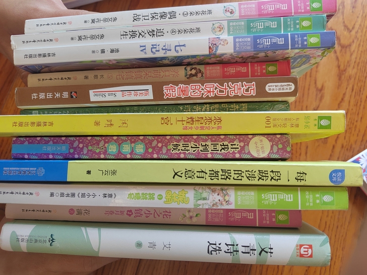 有文学名著，也有青春文学
