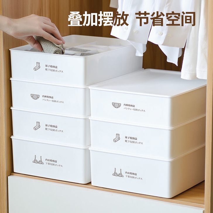 南方生活内衣收纳盒家用抽屉袜子分格内
